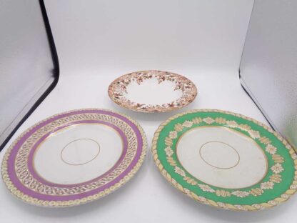 Two 18th Century British Plates & One Reichenbach 18th Century Plate