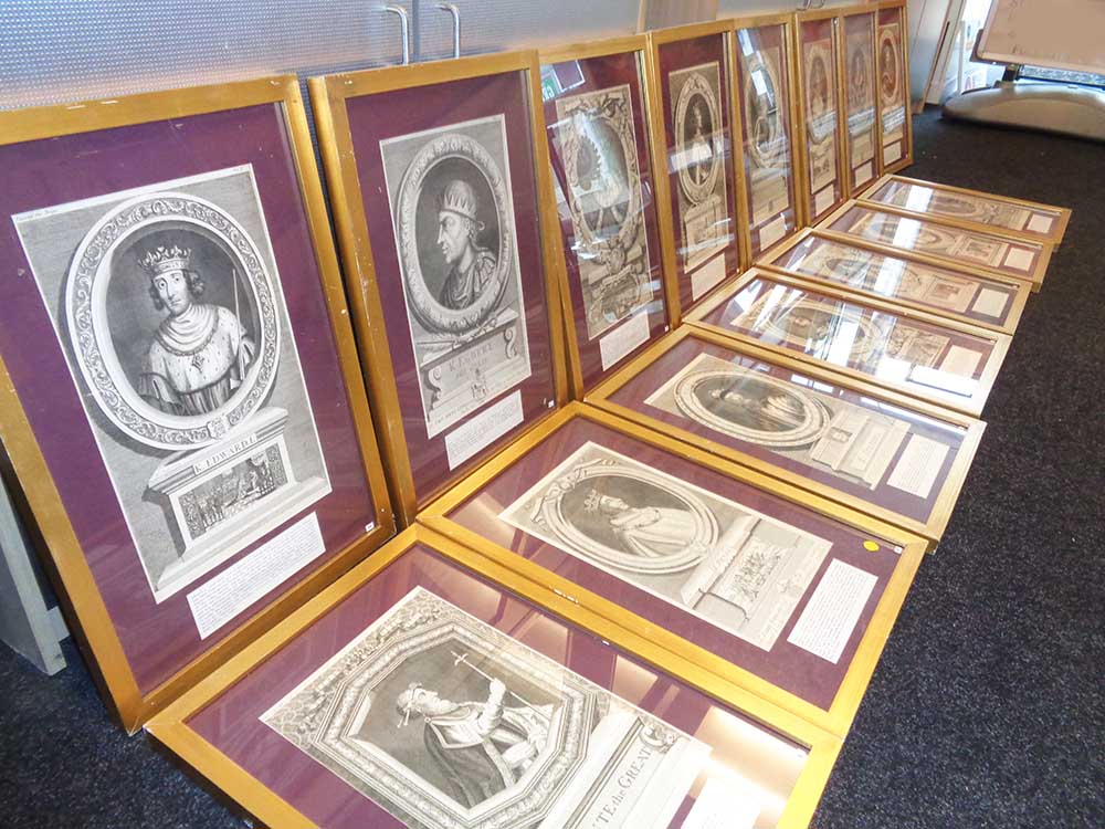 Large Collection Of Prints Of The 15 Kings of England