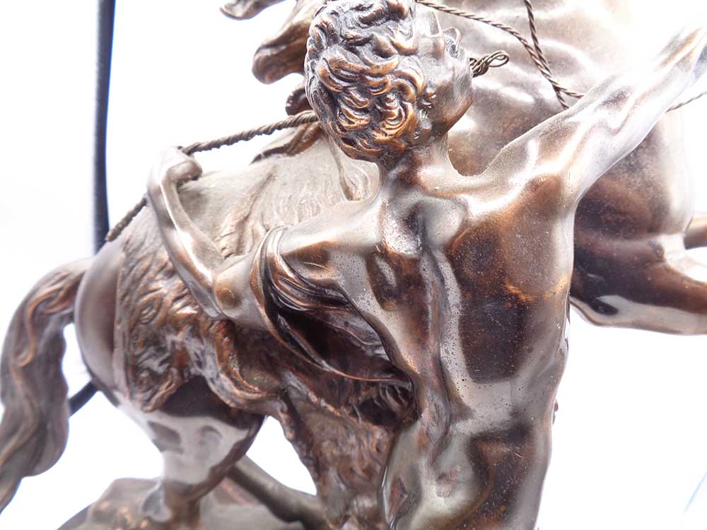 20th Century Coustou Copper Patinated Marly Horse Bronze - Image 2