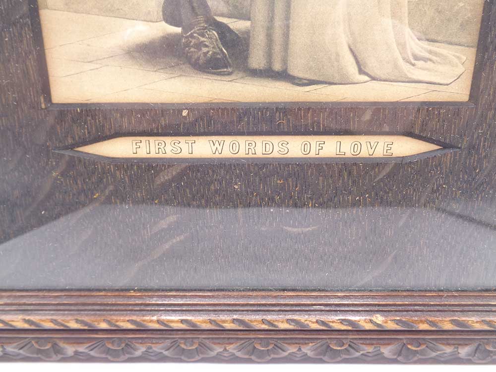 Antique Pair Of Pre-Raphaelite Prints In Victorian Oak Frames - Image 3