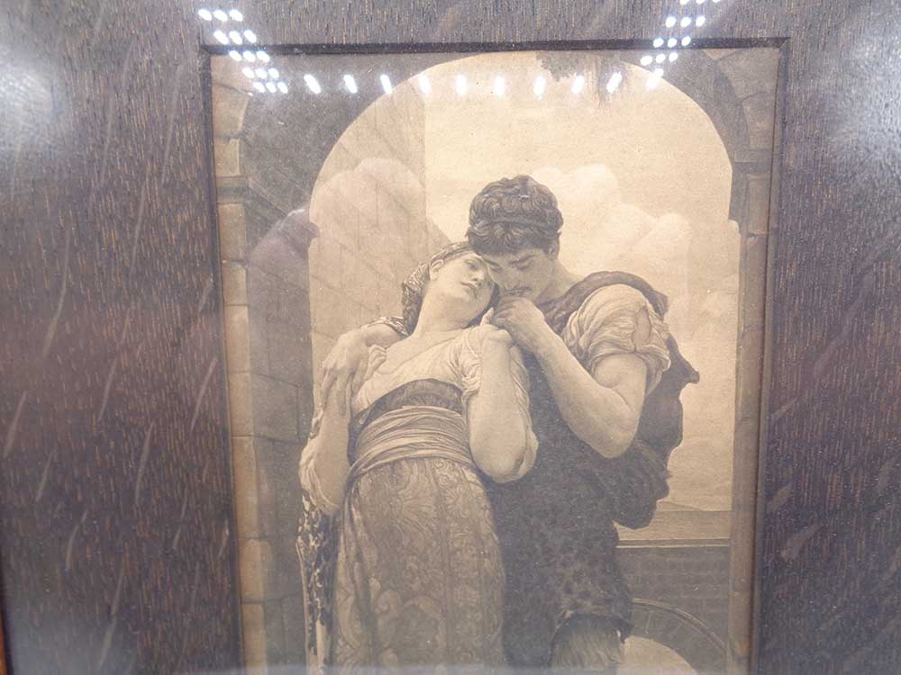 Antique Pair Of Pre-Raphaelite Prints In Victorian Oak Frames - Image 7