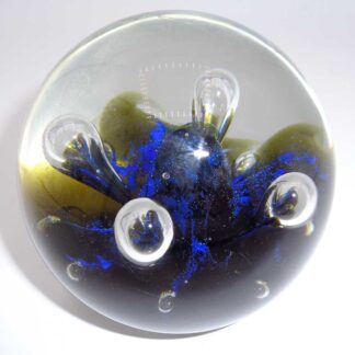 Caithness Moonflower Paperweight by Colin Terris
