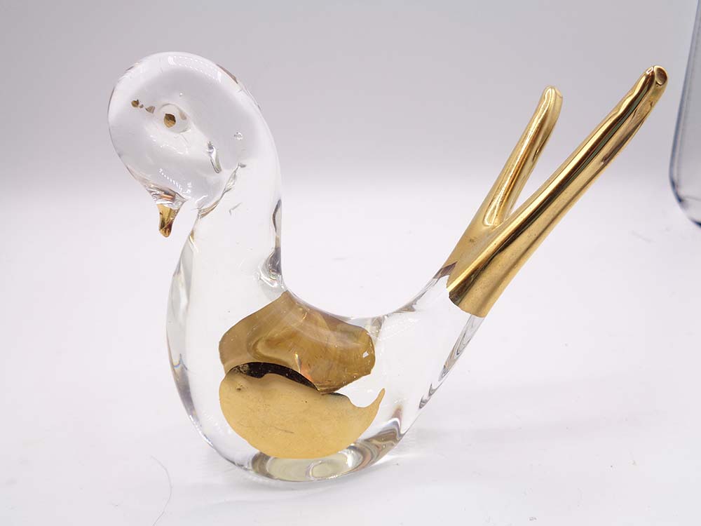 Rare Collection Of Murano 24ct Gold Leaf Glass Animals - Image 3