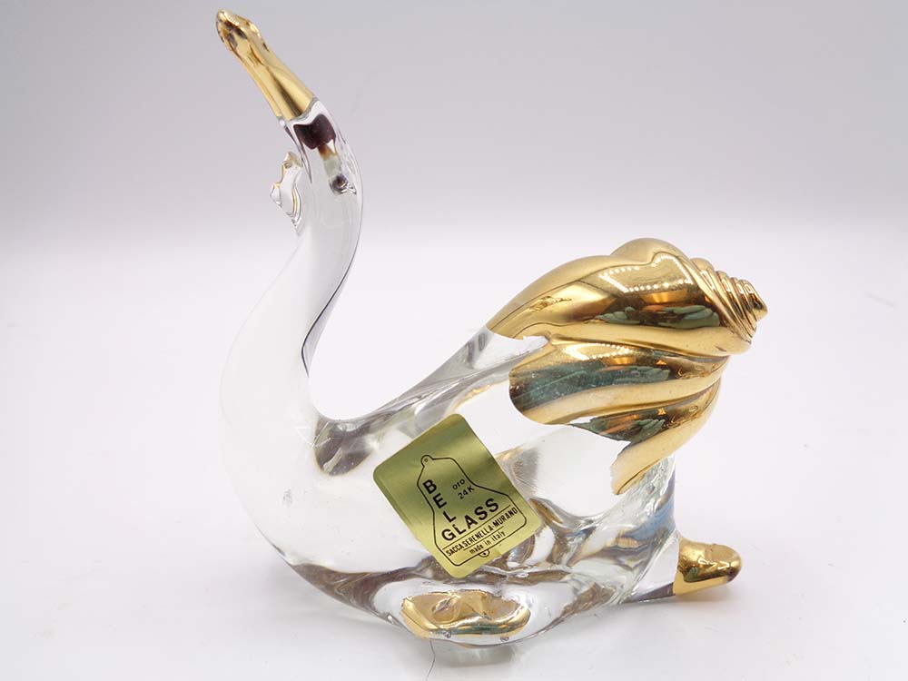 Rare Collection Of Murano 24ct Gold Leaf Glass Animals - Image 4