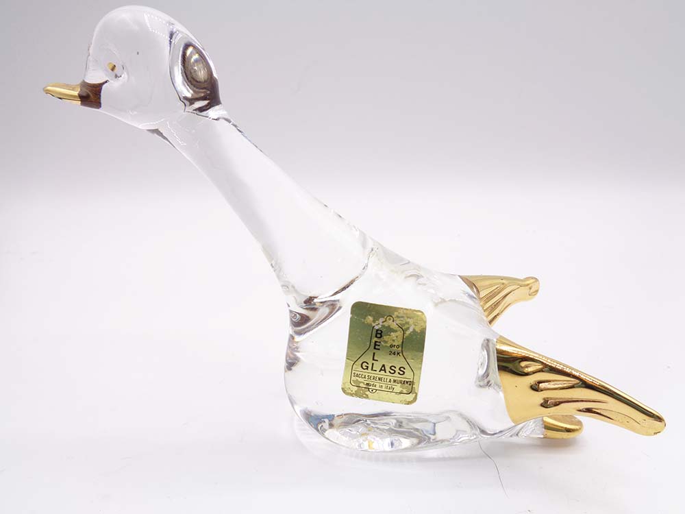 Rare Collection Of Murano 24ct Gold Leaf Glass Animals - Image 5