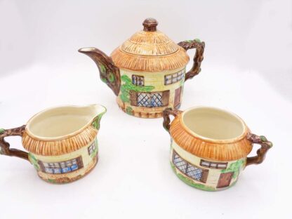 Vintage Beswick Country Cottage Teapot, Sugar Bowl And Milk Jug - Image 2
