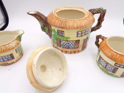 Vintage Beswick Country Cottage Teapot, Sugar Bowl And Milk Jug - Image 3