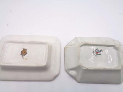 Two Ornate Capodimonte Ashtrays With 24ct Gold Leaf - Image 4