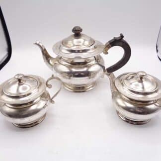 Vintage Tea, Milk And Sugar Silver-Plate Set