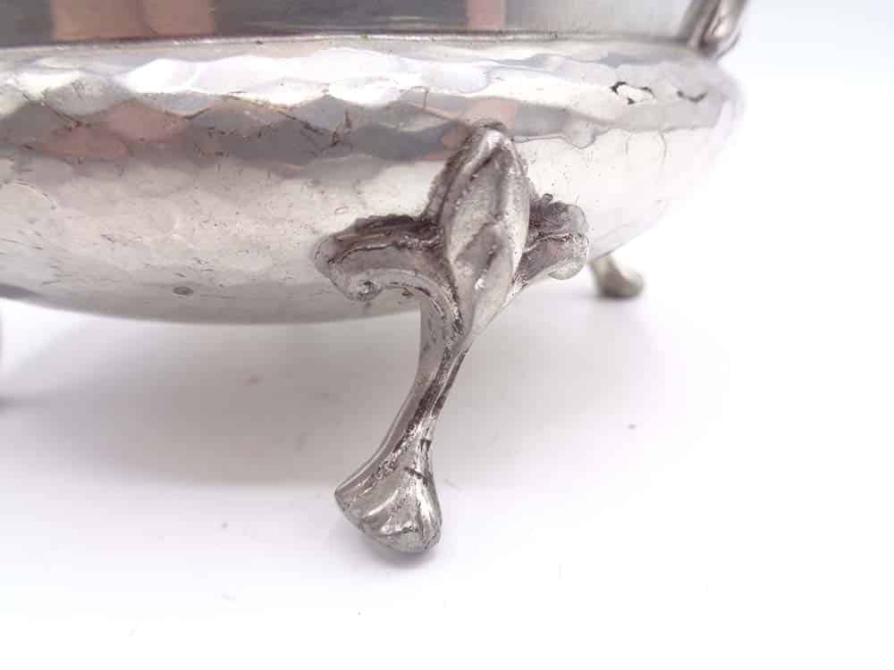 Argent Pewter Arts & Craft Style Bowl With Handle - Image 2