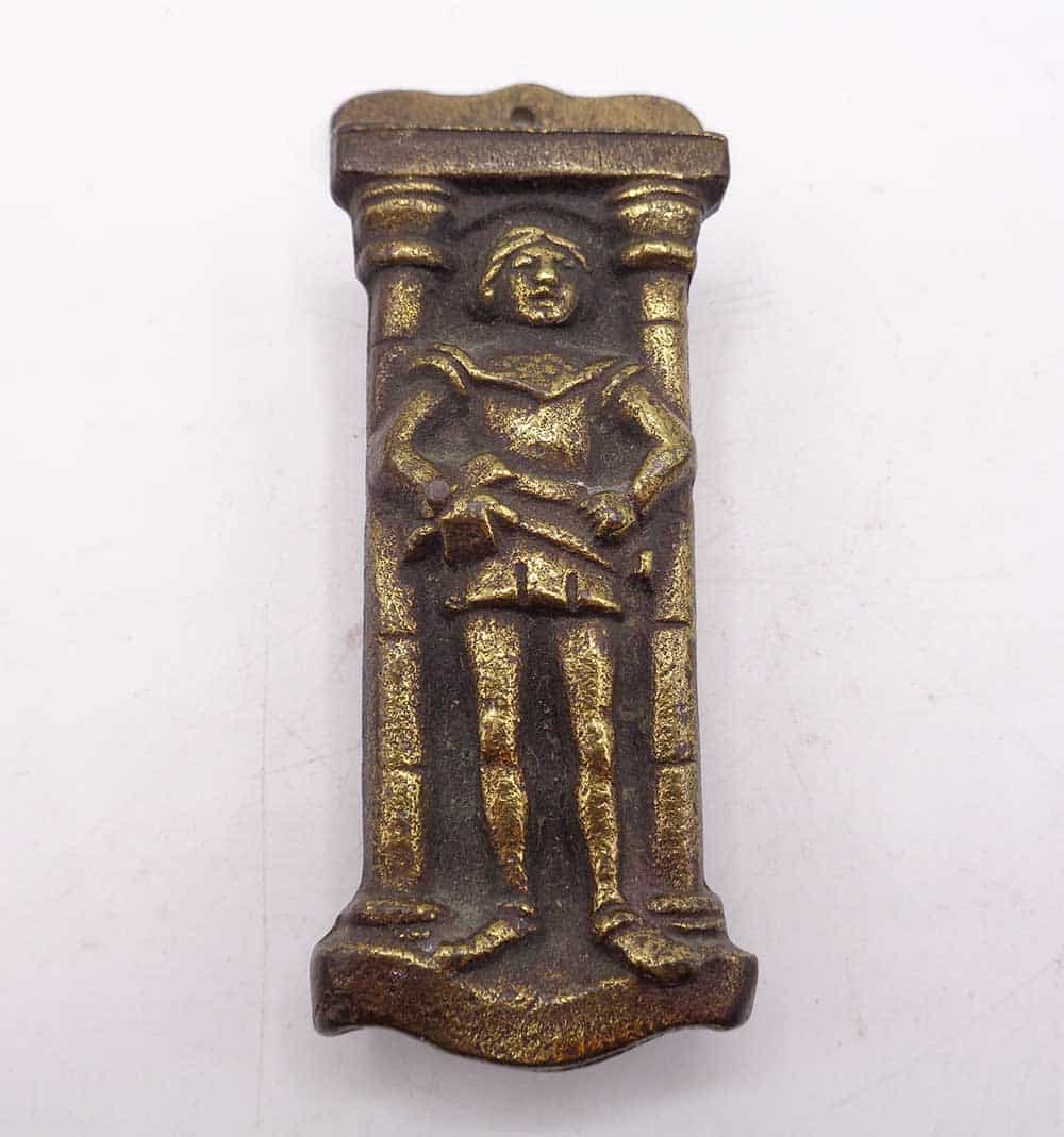 Vintage Cast Brass Door Knocker Shakespeare