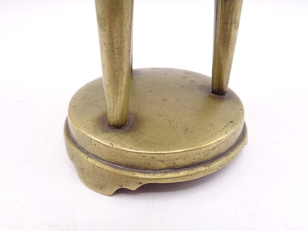 Tall Antique Chinese Bronze Tripod Censer Dragon Design - Image 5