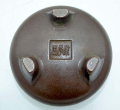 Antique Chinese Bronze Tripod Censer With Bronze Bat Carved Lid - Image 3