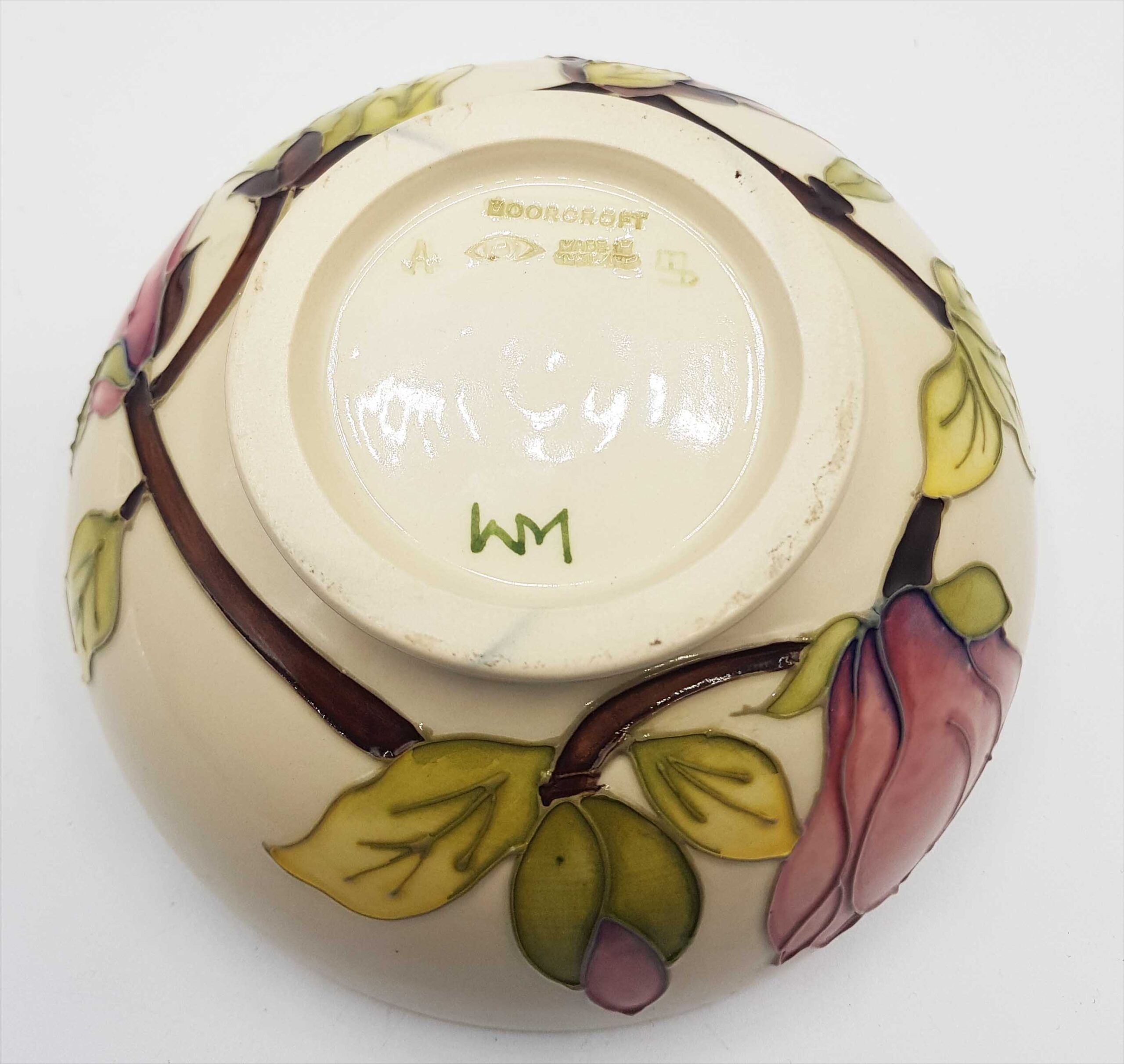 Large Moorcroft Magnolia Flower Bowl - Image 4