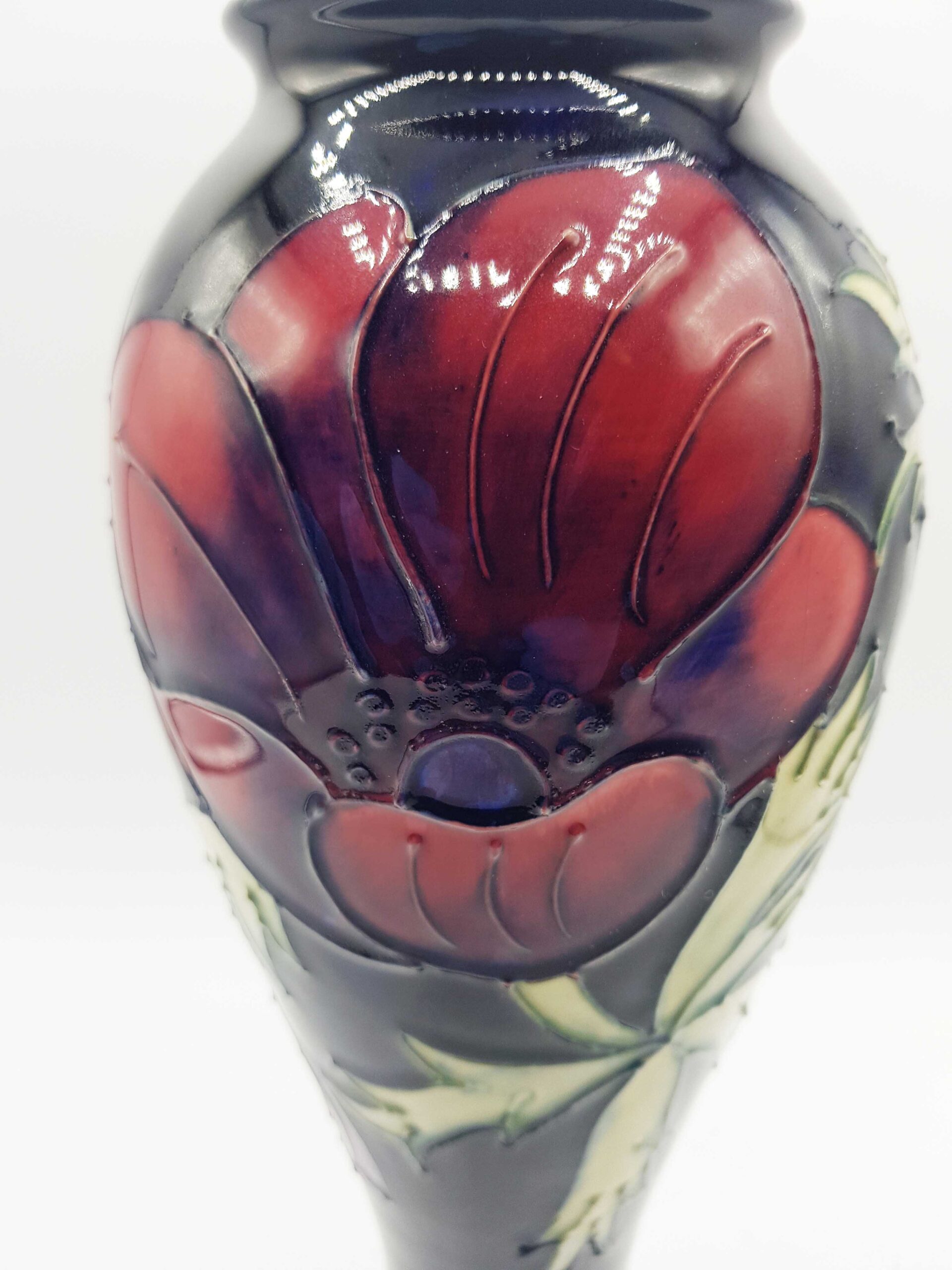 Moorcroft Limited Edition Anemone Baluster Vase 28cm H - Image 4