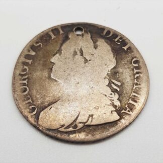George II Silver Shilling Coin