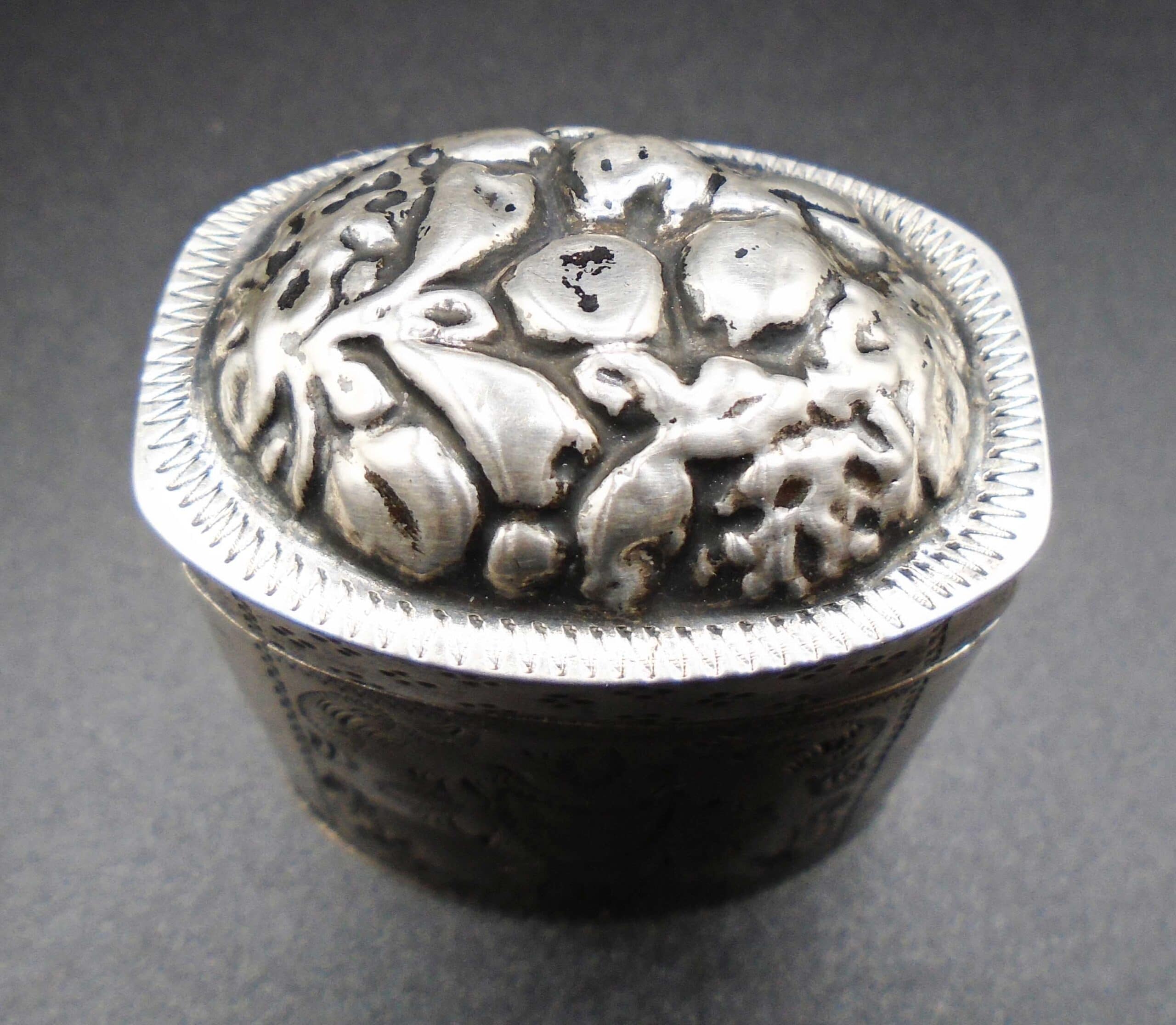 19th Century Dutch Silver Lodderein Ornate Box - Image 4