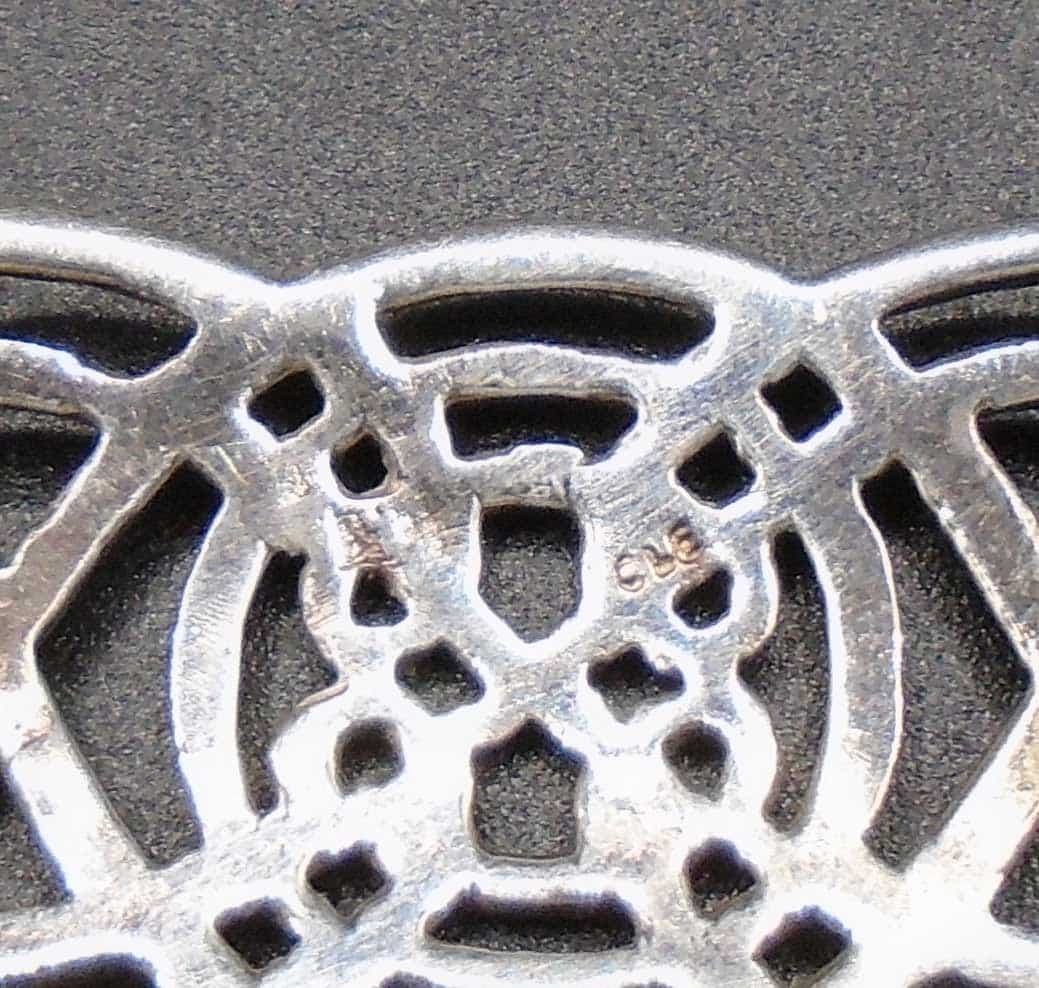 Vintage Celtic Design 925 Silver Brooch - Image 3