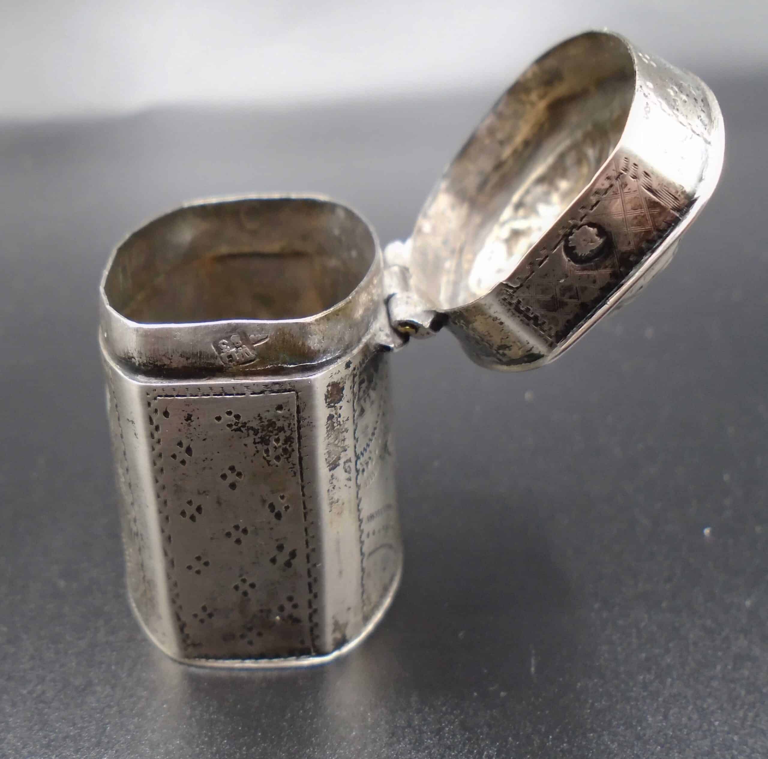 19th Century Dutch Silver Lodderein Ornate Box - Image 9