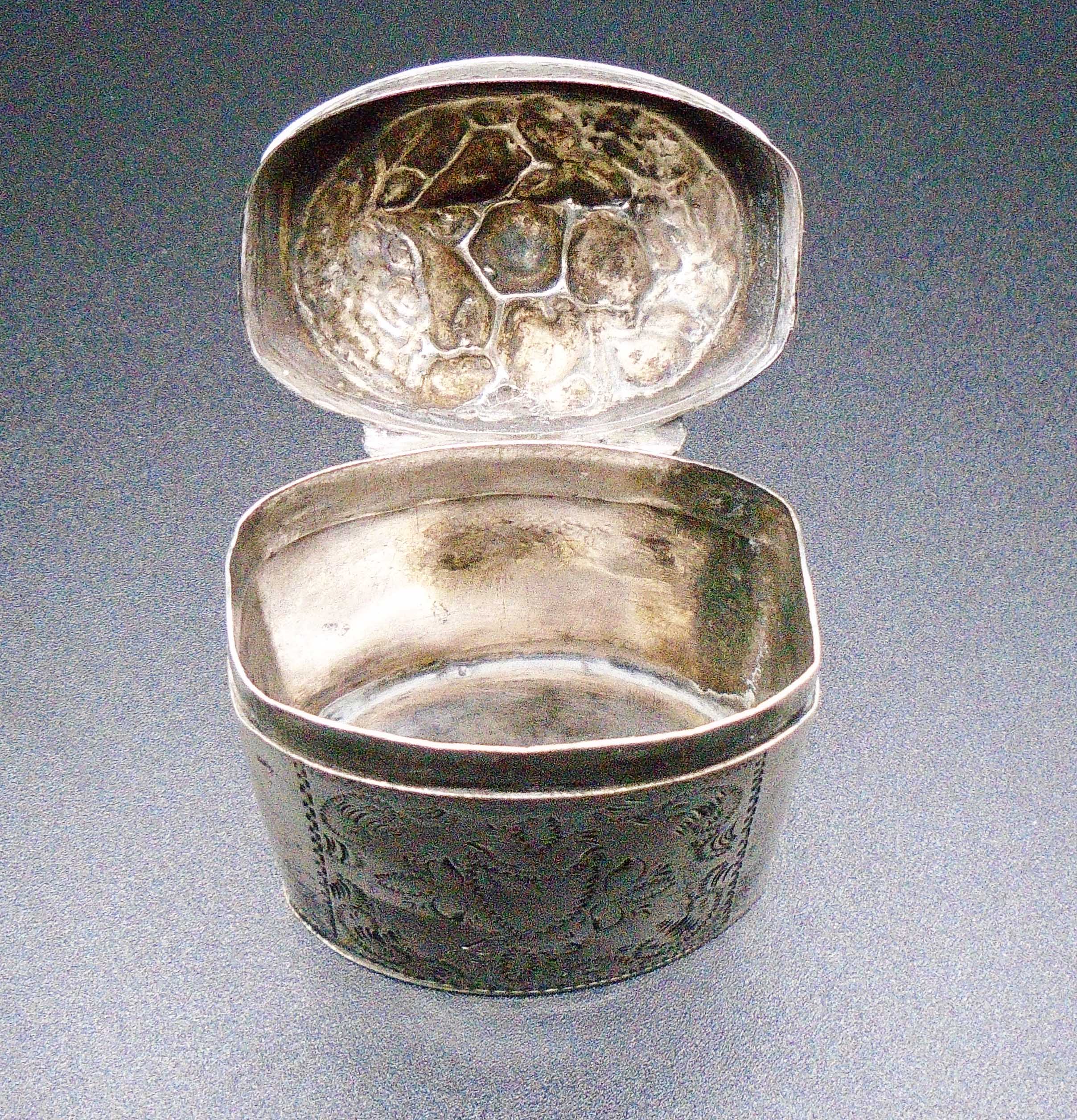 19th Century Dutch Silver Lodderein Ornate Box - Image 5