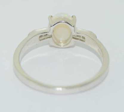 Vintage 925 Silver Opal Ring - Image 3