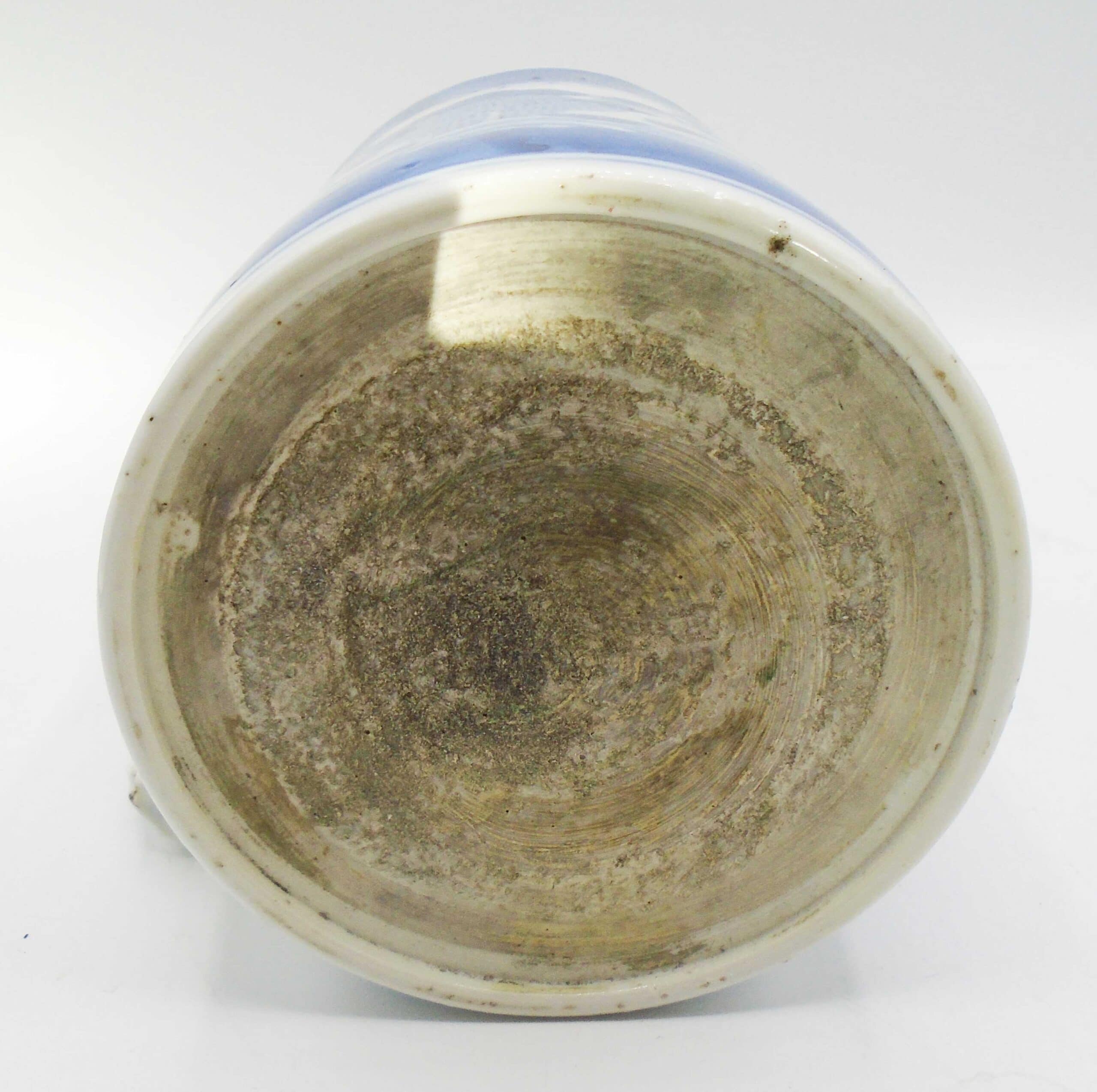 Chinese Canton Qianlong Blue White Tankard Mug 18th Century - Image 7