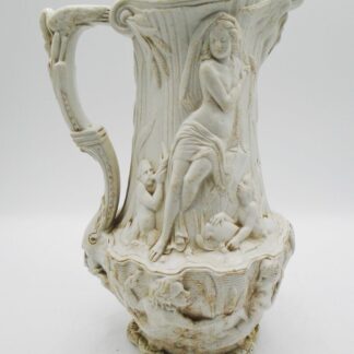 19th Century Charles Meigh Mythological English Stoneware Pitcher Jug
