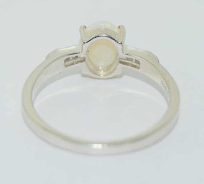 Vintage 925 Silver Opal Ring - Image 3