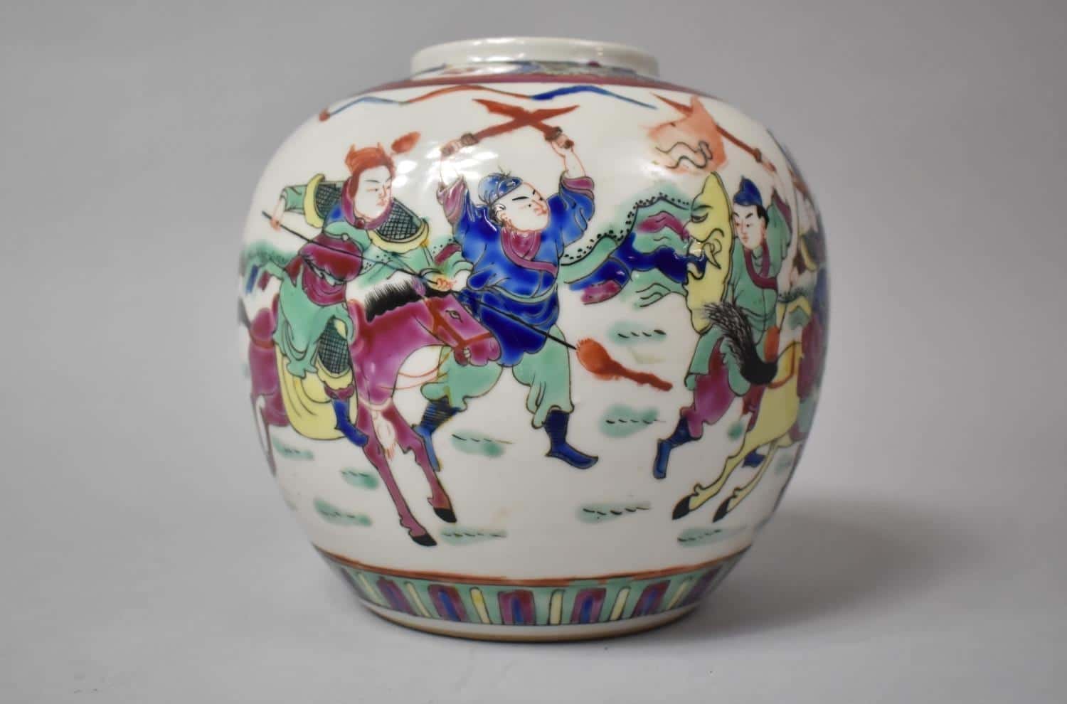 1723-1735 Yongzheng Polychrome Enamel Ginger Jar - Image 3