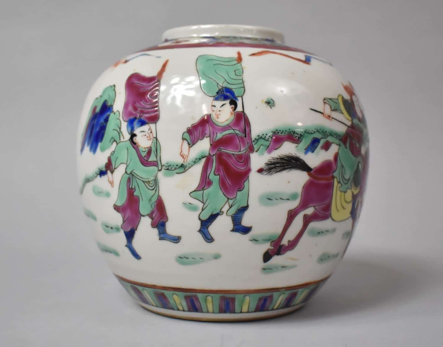 1723-1735 Yongzheng Polychrome Enamel Ginger Jar - Image 2
