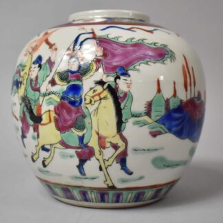 1723-1735 Yongzheng Polychrome Enamel Ginger Jar