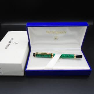 Unused Waterman Le Man 200 Rhapsody Green Fountain Pen With 18k Nib
