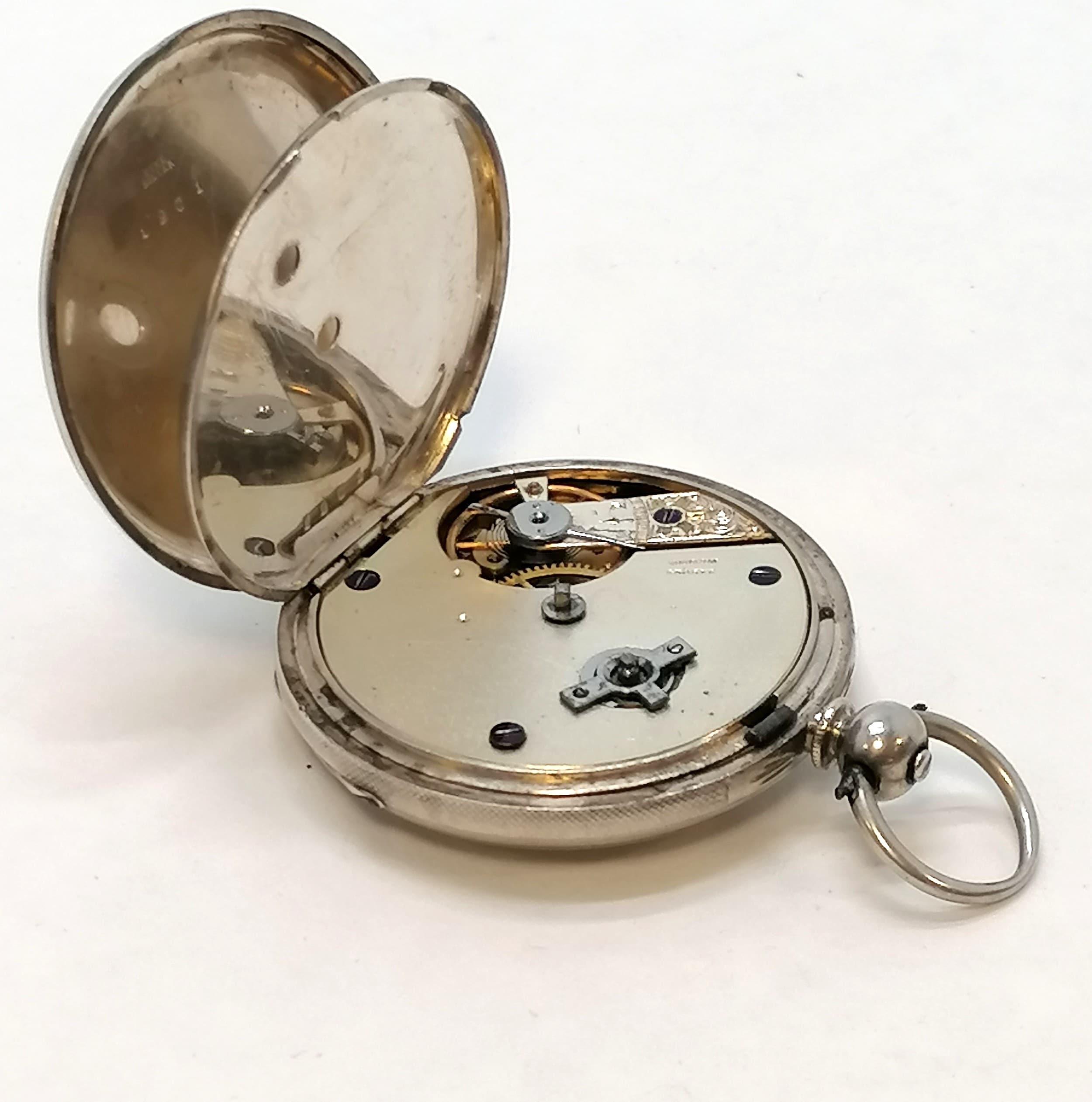 Antique Touchon Geneva Fine Silver Pocketwatch - Image 3