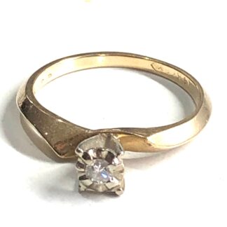 14ct Gold Diamond Engagement Ring