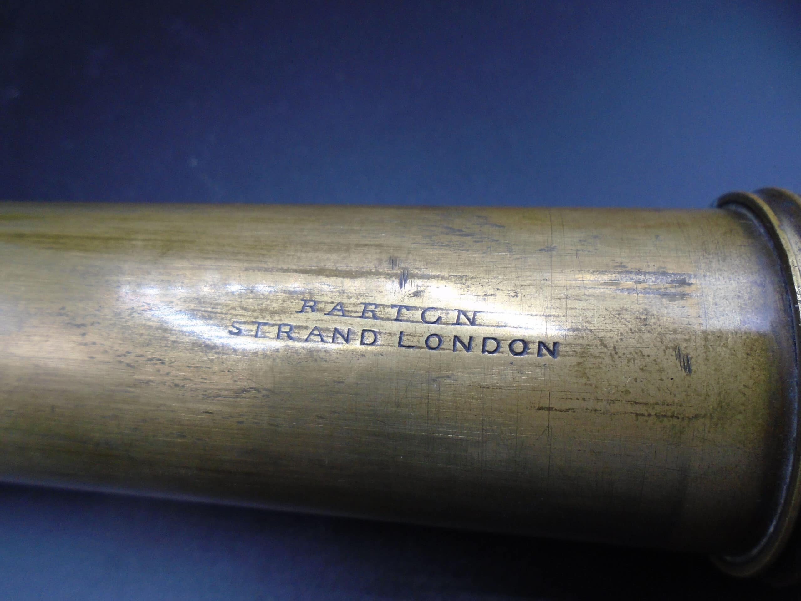 Victorian 3-Draw Telescope by Barton The Strand London - Image 6