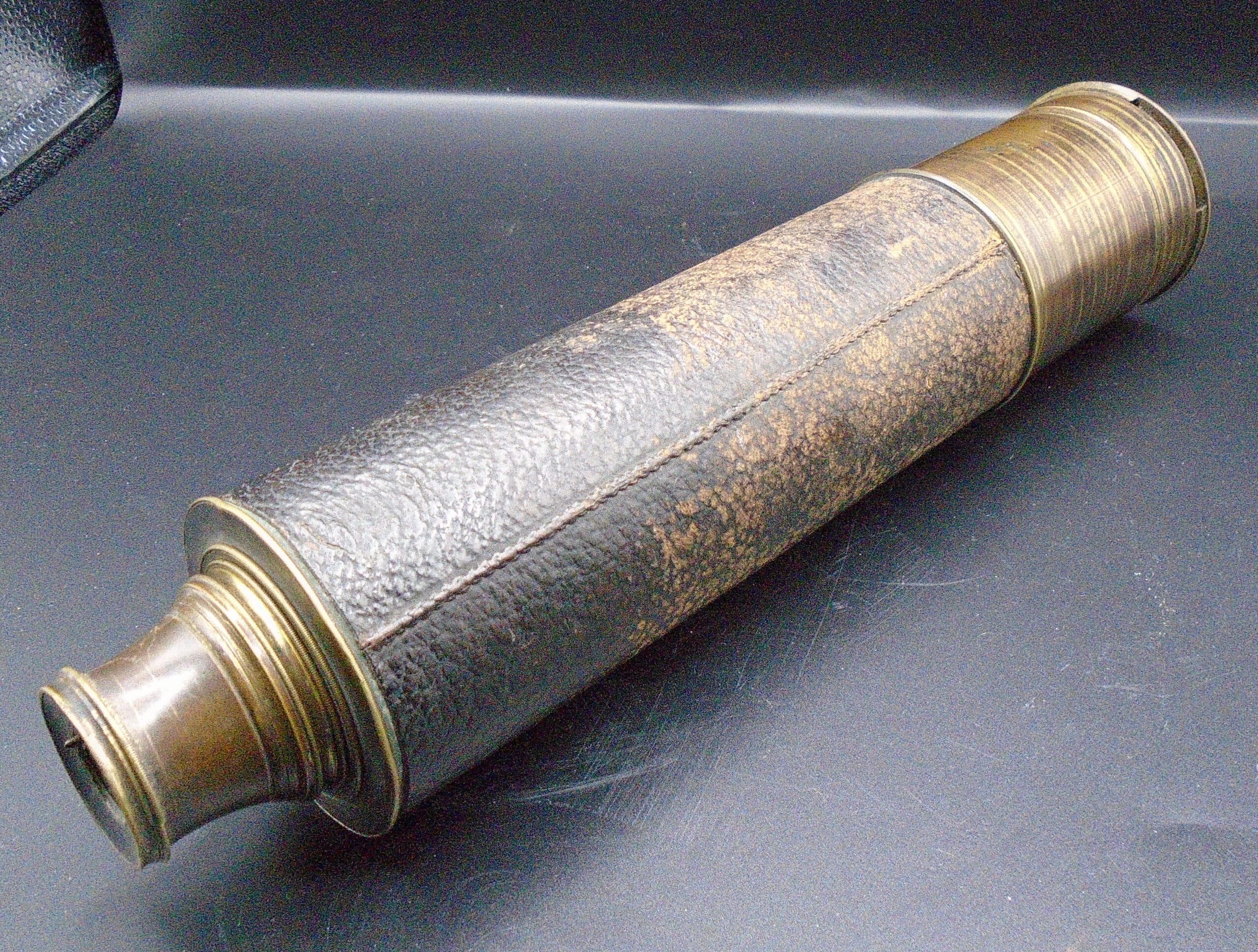 Victorian 3-Draw Telescope by Barton The Strand London