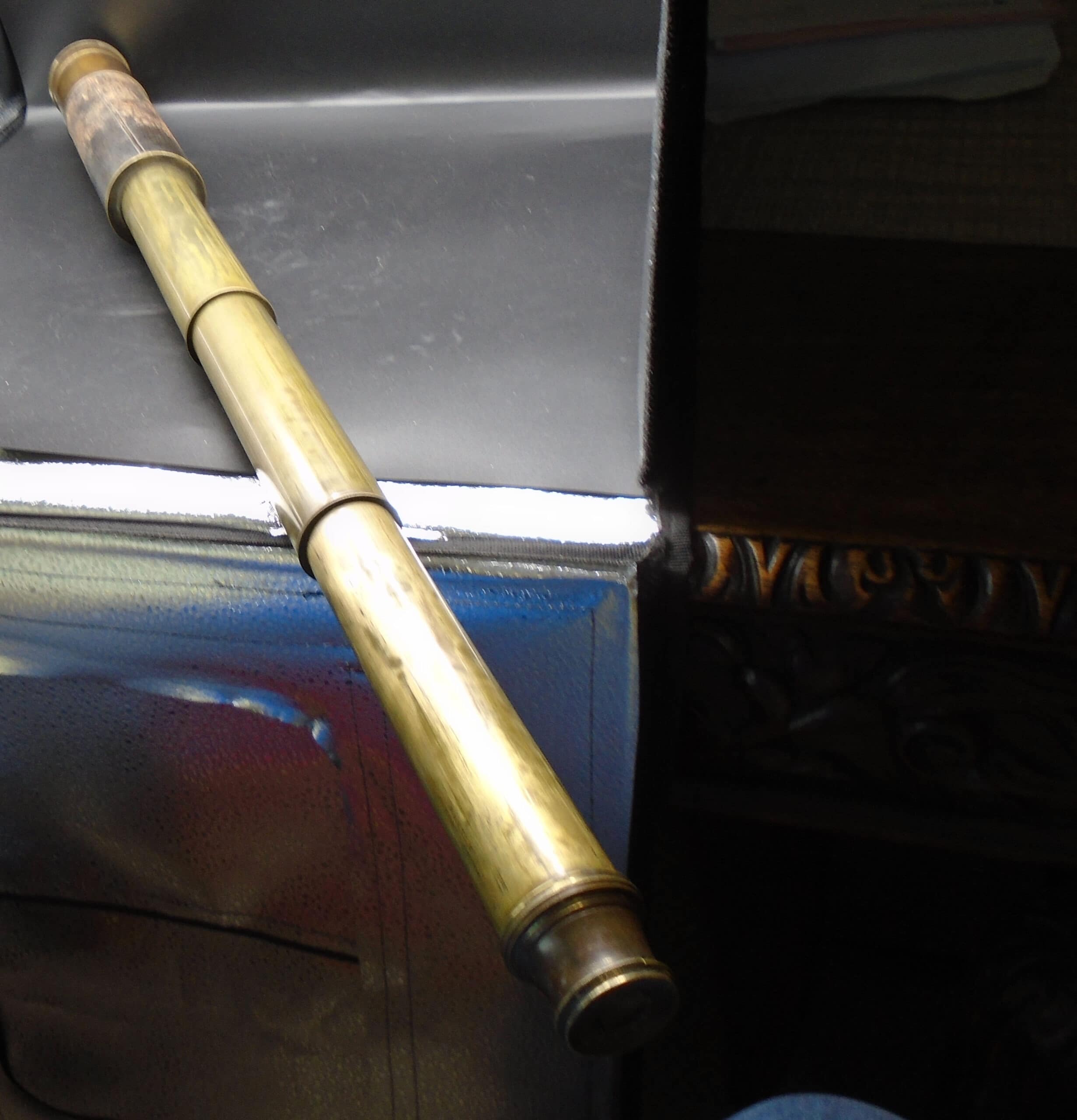 Victorian 3-Draw Telescope by Barton The Strand London - Image 5