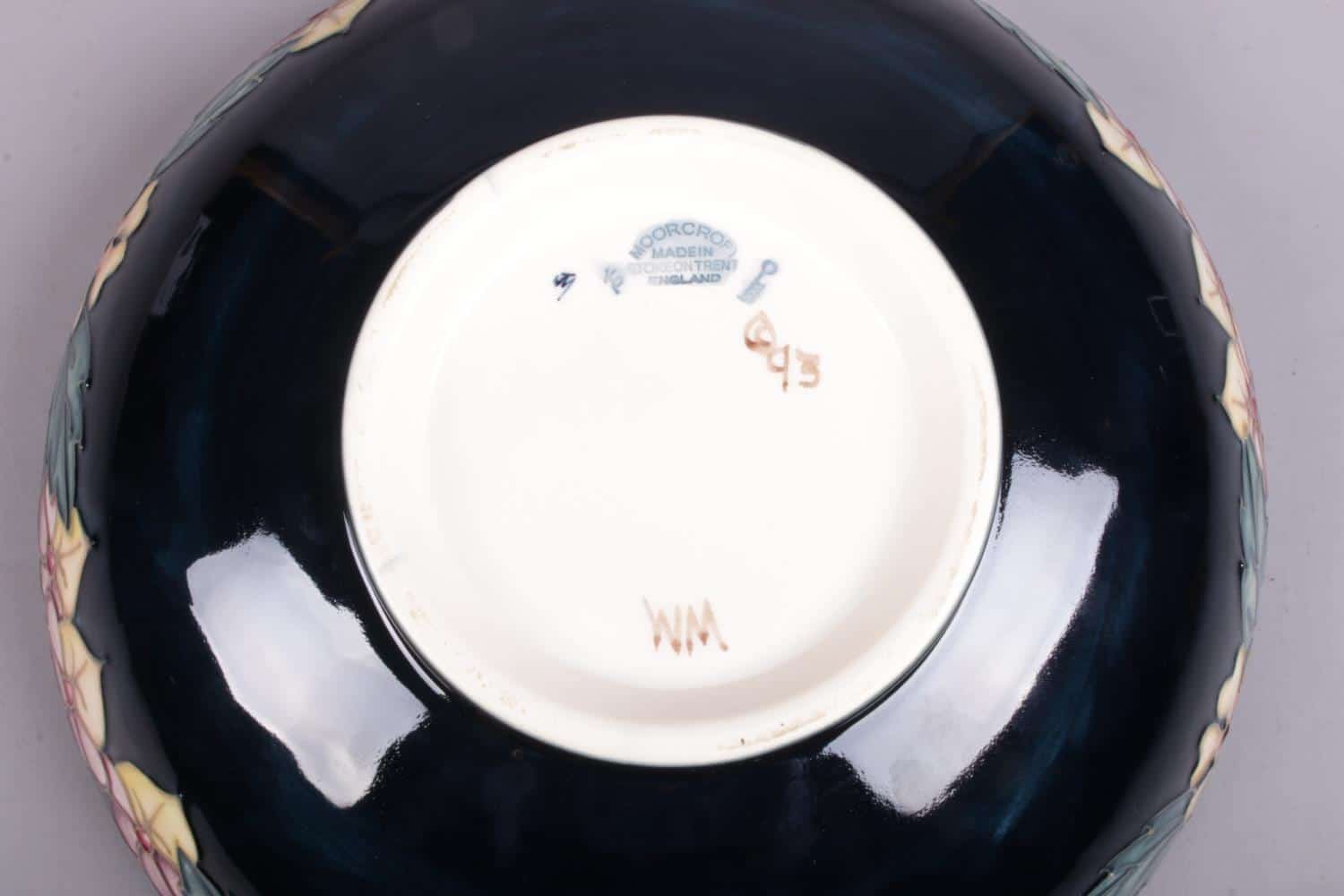 Large Moorcroft Oberon Bowl By Rachel Bishop - Image 4