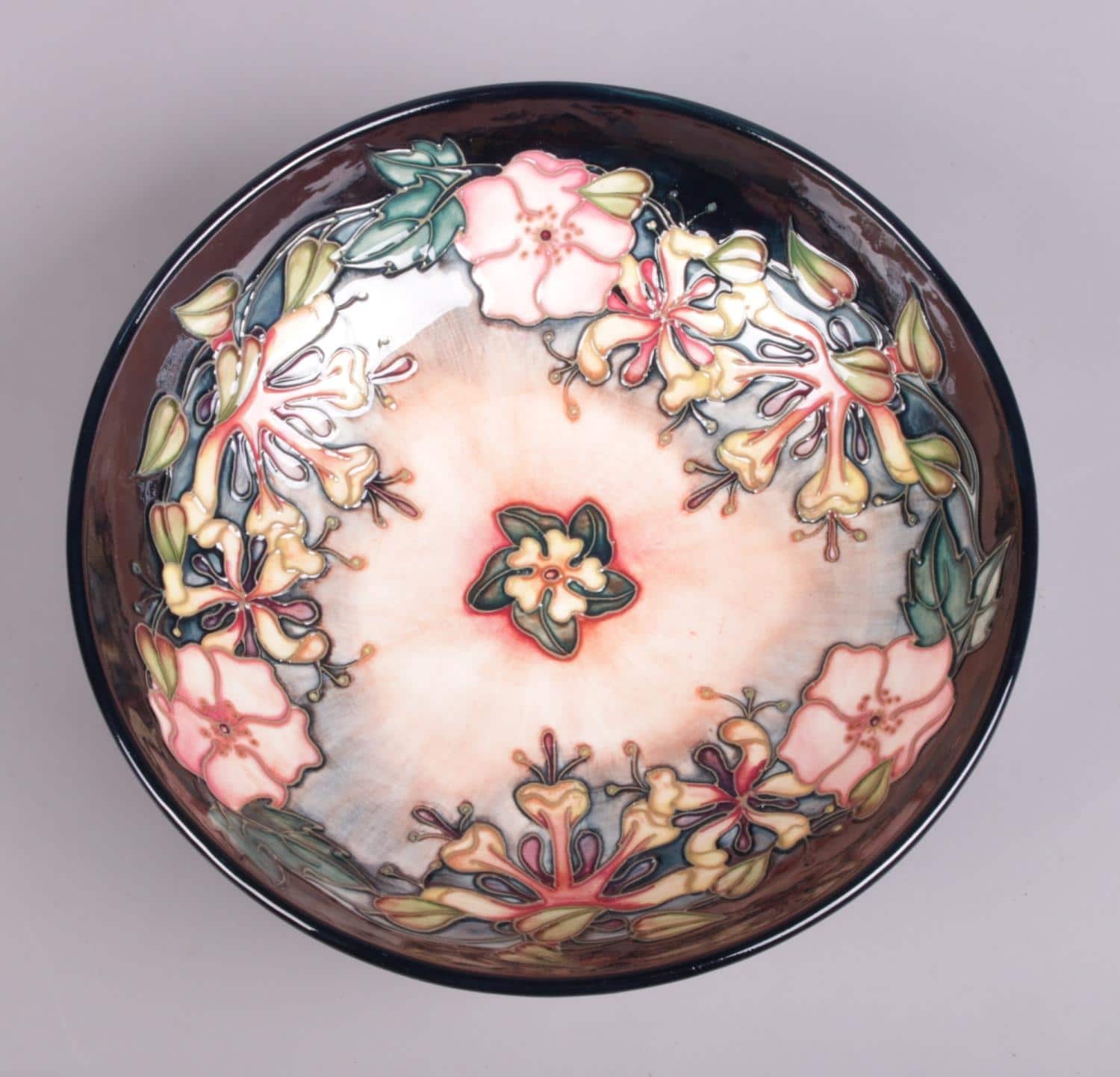 Large Moorcroft Oberon Bowl By Rachel Bishop - Image 3