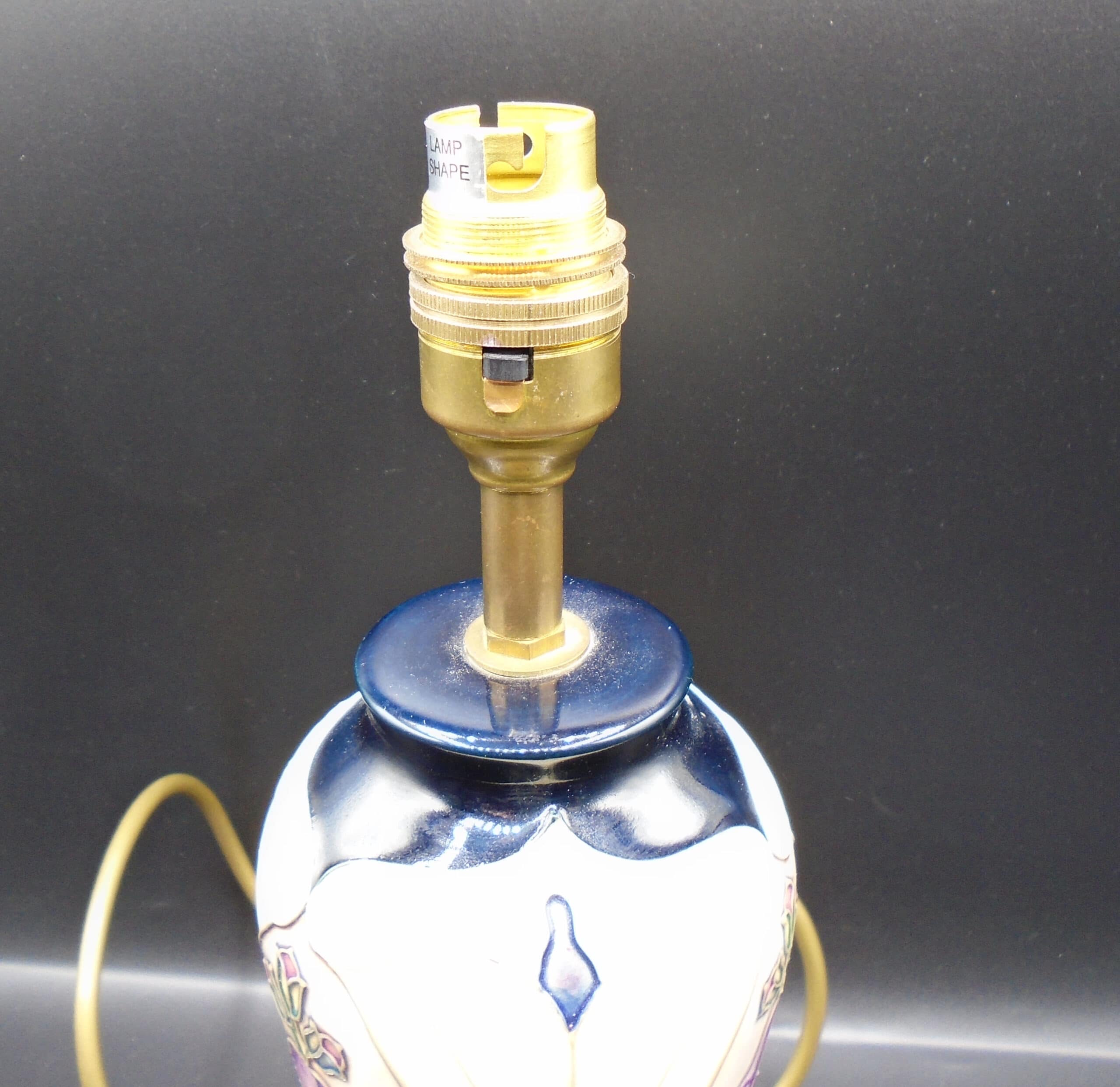 Rare Moorcroft Foxglove Lamp By Rachel Bishop - Image 5