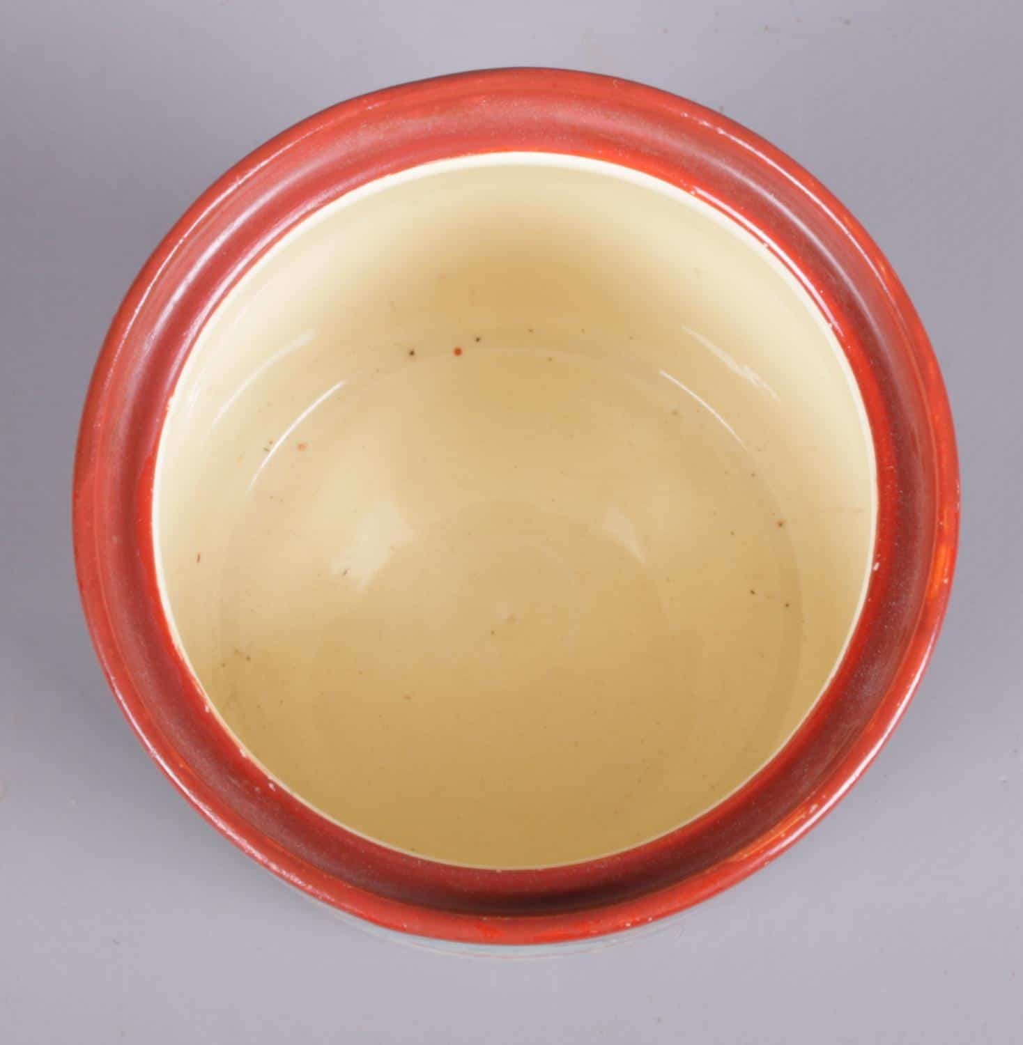 1930s Clarice Cliff Forest Glen Preserve Pot With Lid - Image 4