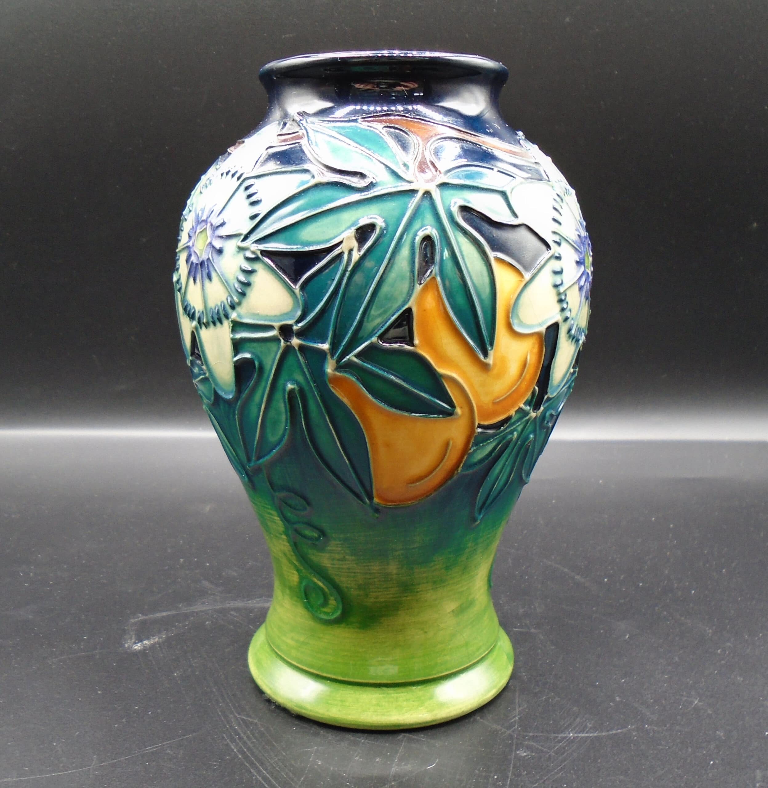 1998 Moorcroft Passion Fruit Baluster Style Vase - Image 2