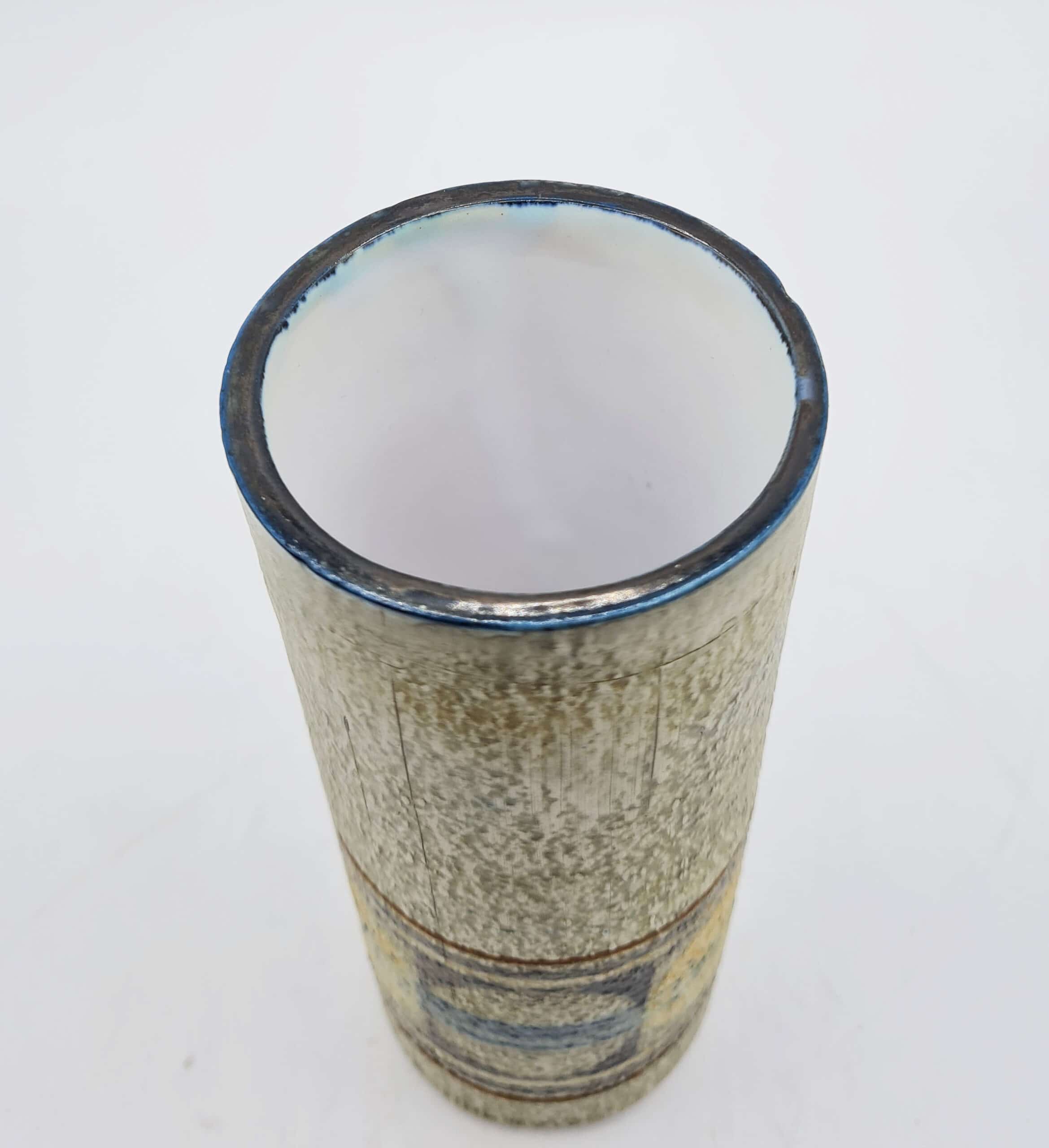 Rare 1960s Troika Cylindrical Vase By Honor Curtis - Image 4