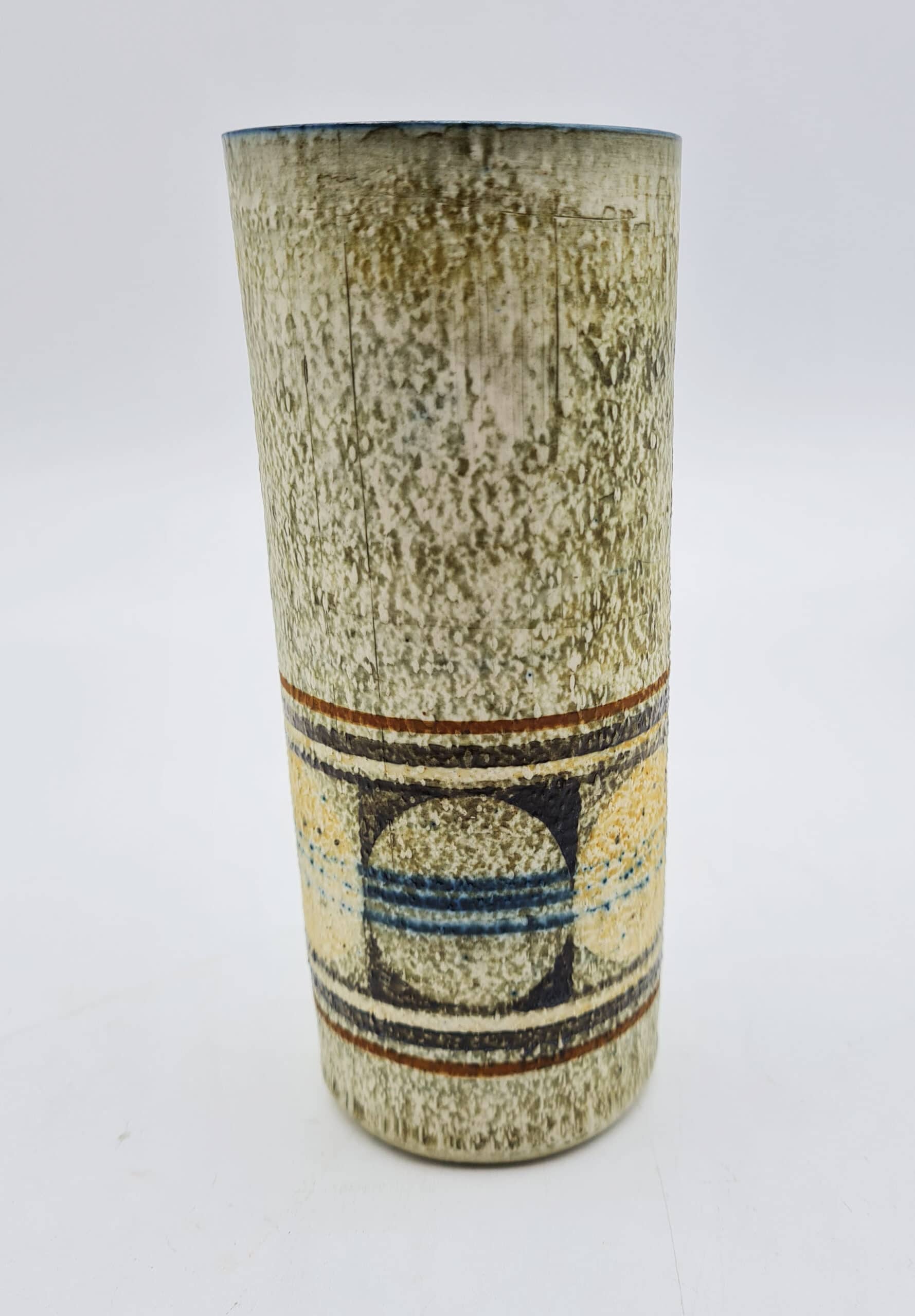 Rare 1960s Troika Cylindrical Vase By Honor Curtis - Image 3