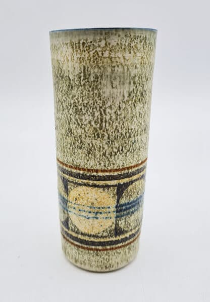 Rare 1960s Troika Cylindrical Vase By Honor Curtis