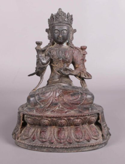 Chinese Ming Dynasty Bronze Shakyamuni Budha - 4 Character Mark
