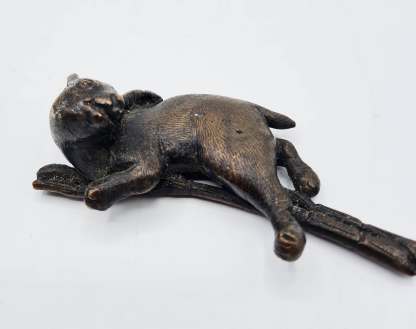 Antique Sculptured Bronze Hare - Image 2