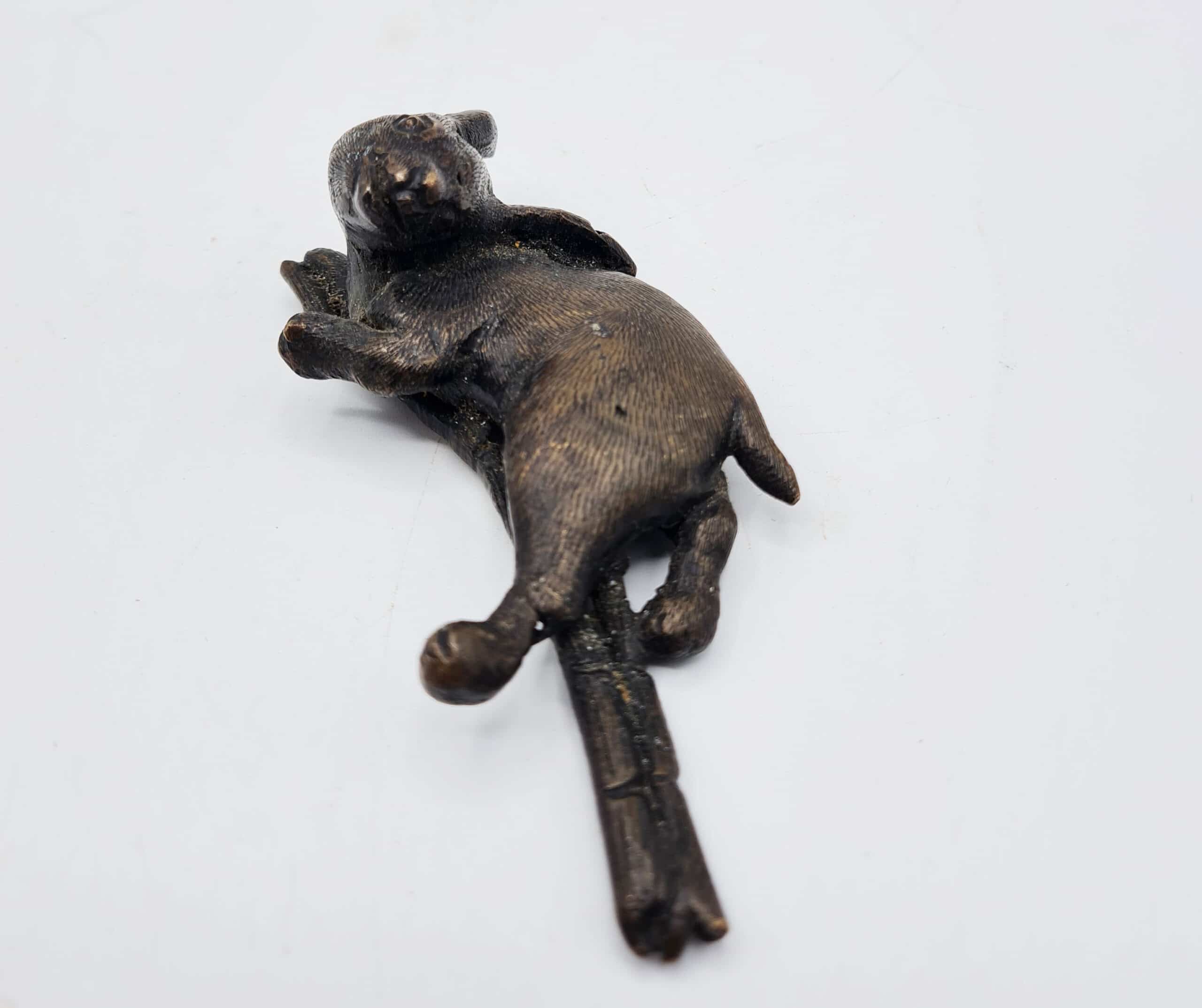 Antique Sculptured Bronze Hare - Image 3