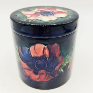 1930s Moorcroft Pottery Jar & Cover Signed by William Moorcroft