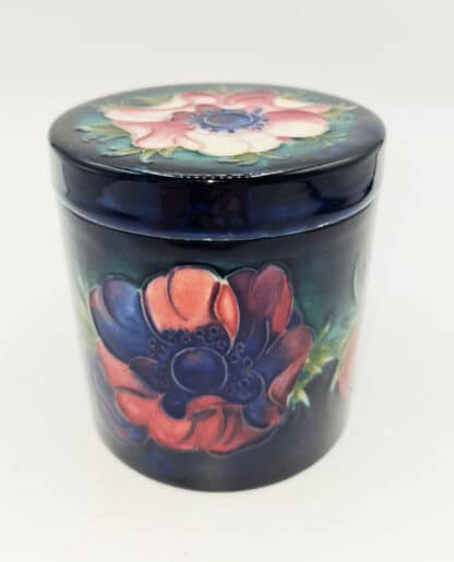 1930s Moorcroft Pottery Jar & Cover Signed by William Moorcroft